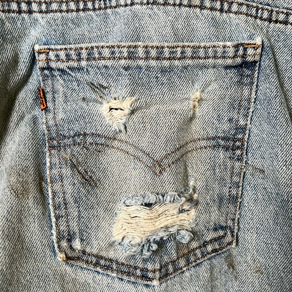 Vintage Levi’s Jeans W 42 L 34 Distressed - Picture 8 of 14